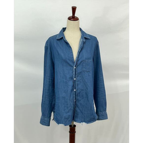 Frank & Eileen Blue Button Down Shirt - Picture 14 of 14